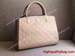 AAA Grade Clone Louis Vuitton MONTAIGNE MM Ladies Dune Handbag For Sale